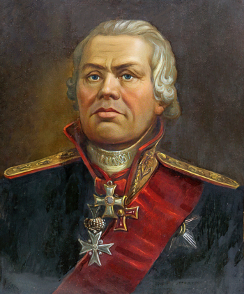 Орлов Василий Сергеевич. Портрет адмирала Ф.Ф.Ушакова. Холст, масло. 42х53. 1950. Таганрогский государственный литературный и историко-архитектурный музей-заповедник.