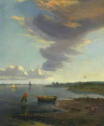 Джеймс Холланд. Темза у Вулиджа. Холст, масло. 50,8х61. 1843. Лондонская национальная галерея.