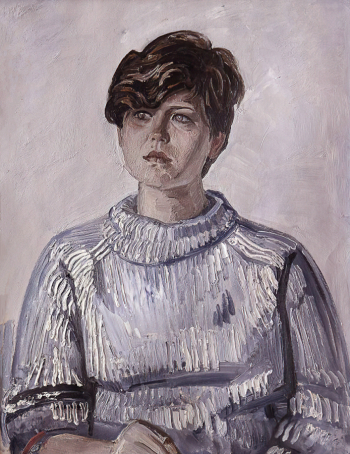 Лошаков Олег Николаевич. Таня. Картон, масло. 85х66. 1986. Приморская государственная картинная галерея.