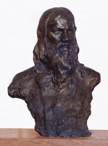 Аронсон Наум Львович. Распутин. Бронза. 1914-1915. Тель-Авивский музей изобразительных искусств.
