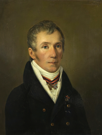 Шамшин Михаил Никитич. Портрет А.Н.Оленина. Медь, масло. 38х29. 1810-е. Государственный Эрмитаж.
