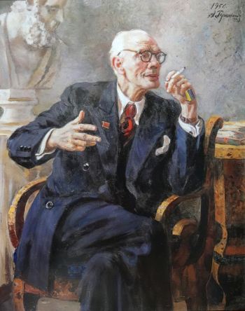 Герасимов Александр Васильевич. Портрет Б.И.Яковлева. Холст, масло. 125,5х99,5. 1950. Государственный Русский музей.