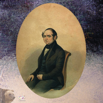 Неизвестный художник. Шер Дмитрий Александрович. Холст, масло. 1842. Местонахождение портрета неизвестно.