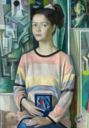 Ваганов Александр Григорьевич. Женечка. Холст, масло. 90х60. 2001. Авторское собрание.