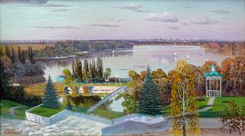 Ковалёв Сергей Александрович. Азовский пляж. Холст, масло. 70х40. 2011. Азовский историко-археологический и палеонтологический музей-заповедник имени А.А.Горбенко.
