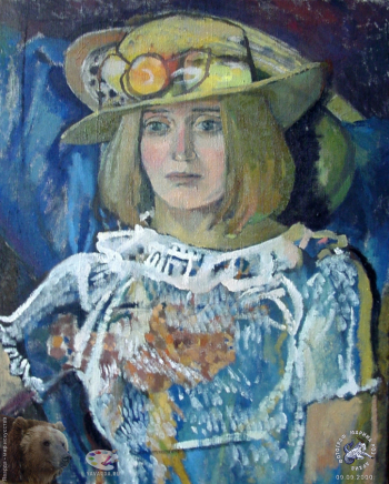 Эвелина Ли. Анна. Холст, масло. 60х45. 2000. Авторское собрание