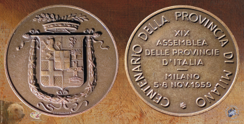 Настольная медаль Centenario Della Provincia di Milano