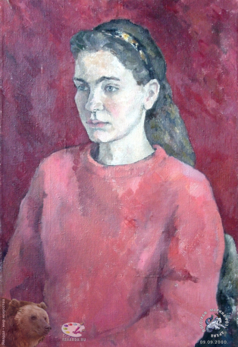 Эвелина Ли. Татьяна. Холст, масло. 60х40. 1994. Авторское собрание.