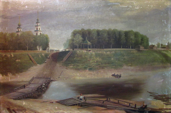 Куликов Виктор Иванович. Буй. Холст, масло. 54х82. 1954. Костромской государственный историко-архитектурный и художественный музей-заповедник.