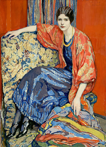 Киселёва Елена Андреевна. Маруся. Холст, масло. 135х100. 1913. Воронежский областной художественный музей имени И.Н.Крамского.
