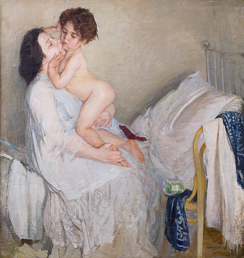 Абугов Семён Львович. Материнство. Холст, масло. 140х150. 1908. Научно-исследовательский музей при Российской Академии художеств.