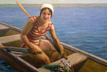 Соколов Михаил Георгиевич. Гребчиха. Холст, масло. 1930-е. Частное собрание.