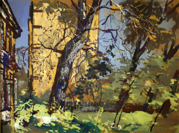Морозов Александр Иванович (1902-1997). Из моего окна. Холст, масло. 77х97,5. 1951. Ивановский областной художественный музей.