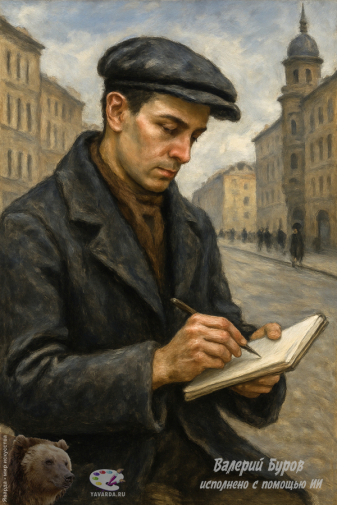 Буров Валерий Александрович. Портрет Фёдорова Арсения Дмитриевича. Цифровая живопись. 2024. Авторское собрание.