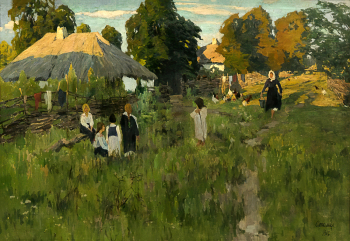 Столица Евгений Иванович. К вечеру. Холст, масло. 80х115. 1902. Государственный музей изобразительных искусств Республики Татарстан.