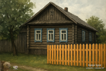 Анекдот с картинкой `Новый забор`