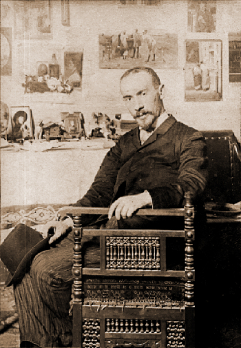 Гольдблат Яков Семёнович в Риме. 1889.