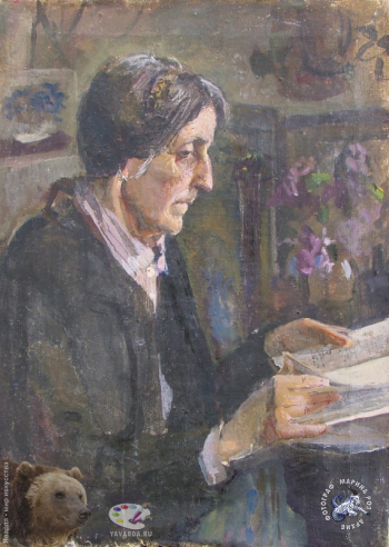 Авдеев Борис Николаевич. Портрет Календо. Холст, масло. 50х40. 1953-1954. Собрание семьи художника.