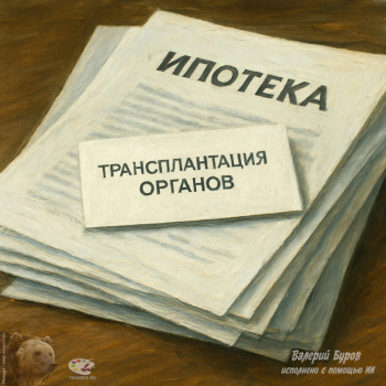 Анекдот с картинкой `Ипотека`