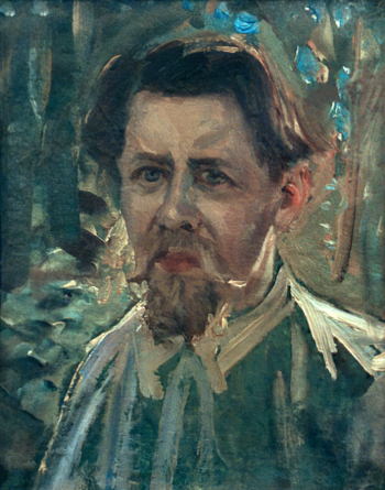 Боскин Михаил Васильевич. Автопортрет. Картон, масло. 39х30,7. 1914. Сергиево-Посадский государственный историко-художественный музей-заповедник.