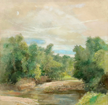 Роберт Садлоу. Канзас. Холст, масло. 95,3х97,2. 1987. Частное собрание.