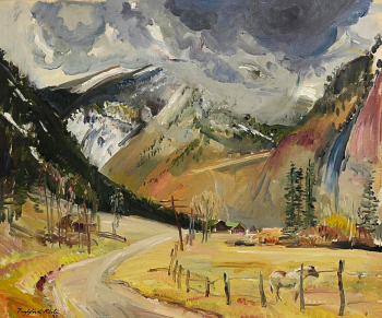 Траффорд Партридж Клоц (Trafford Partridge Klots) (1913-1976) США. Колорадо. Холст, масло. 50,8х59,7. 20 век. Частное собрание.