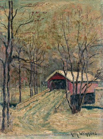 Гай Карлтон Уиггинс. Эссекс. Мазонит, масло. 30,5х22,6. 1940. Частное собрание.