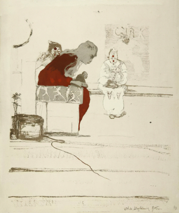 Витольд Войткевич. Цирк. Бумага, литография. 43,8х38. 1905. Государственный музей изобразительных искусств имени А.С.Пушкина.