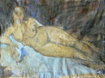 Авдеев Борис Николаевич. Марьяна. Холст, масло. 54х77. 1958-1959. Собрание семьи художника.