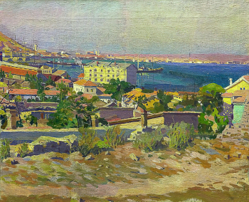 Григорьев Василий Иванович. Феодосия. Холст, масло. 45х55. 1930-е. Музейное объединение Музей Москвы.