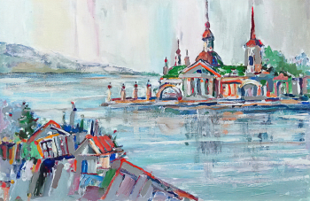Седов Александр Николаевич. Берёзово. Холст, масло. 80х80. 2007. Историко-художественный музейный комплекс (Нефтеюганск).