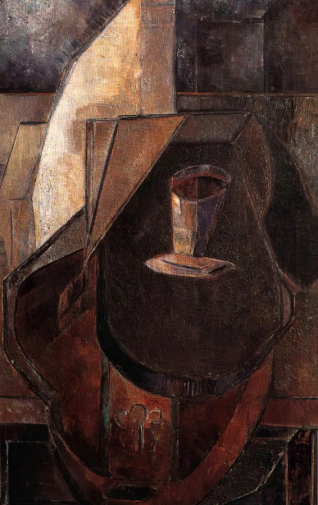Певзнер Натан (Антуан) Абрамович. Абсент. Холст, масло. 75,5х49. 1918. Государственный Русский музей.