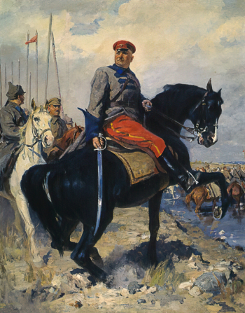 Китайка Константин Демьянович. Котовский Г.И. Холст, масло. 262х213. 1948. Военно-исторический музей артиллерии, инженерных войск и войск связи.