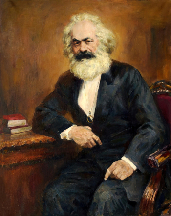 Баскаков Николай Владимирович. Карл Маркс. Холст, масло. 99,5х79,5. 1978. Мурманский областной художественный музей.
