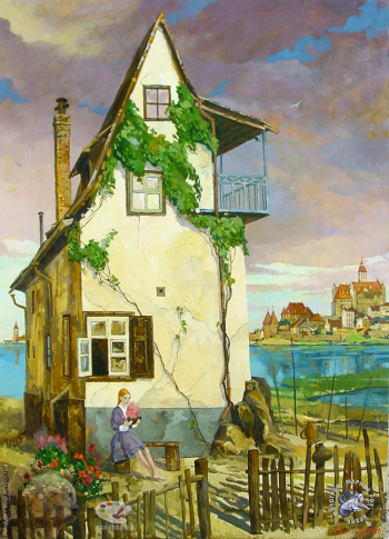 Свитич Илья Леонидович. Ассоль. Холст, масло. 80х60. 1998. Собрание семьи художника.