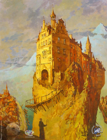 Свитич Илья Леонидович. Странник. Холст, масло. 80х60. 2001. Собрание семьи художника.