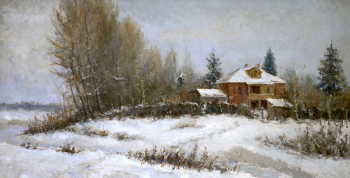 Чиркин Михаил Фёдорович. Музей И.В.Мичурина. Холст, масло. 1960. Музей-усадьба А.М.Герасимова.