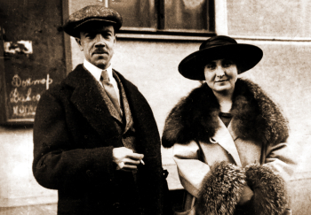 Голощапов Николай Николаевич с женой Анной. 1930-е. Собрание семьи художника.