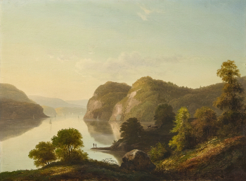 Самуэль Ланкастер Герри. Река Гудзон. Холст, масло. 60,9х81,2. 1860. Частное собрание.
