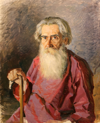 Пичугин Сергей Иванович. Портрет А.А.Александрова. Холст, масло. 79х64. 1920. Сергиево-Посадский государственный историко-художественный музей-заповедник.