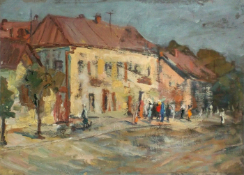 Власов Борис Васильевич. Новая Руза. Холст, масло. 40х56. 20 век. Лотошинский историко-краеведческий музей.