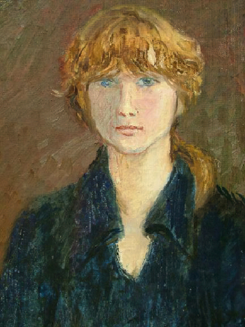 Витухновская Софья Семёновна. Марина. Холст на картоне, масло. 49,7х39,2. 1992. Тульский музей изобразительных искусств.