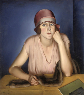 Фрешкоп Леонид Исаакович. Портрет жены. Холст, масло. 1928. Частное собрание.