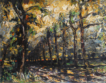 Башкиров Георгий А. Этюд. Картон, масло. 31х41,5. 1924. Дагестанский музей изобразительных искусств имени П.С.Гамзатовой.