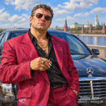 Буров Валерий Александрович. Портрет нового русского. Цифровая живопись. 2026. Авторское собрание.