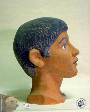 Романова Зинаида Акимовна. Лето. Керамика. h-35. 1998. Авторское собрание.