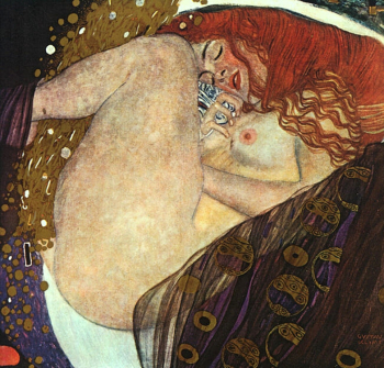 Густав Климт. Даная. Холст, масло. 77х83. 1907-1908. Частное собрание.