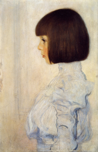 Густав Климт. Портрет Хелены Климт. Картон, масло. 60х40. 1898. Музей Кунстпаласт, Дюссельдорф.