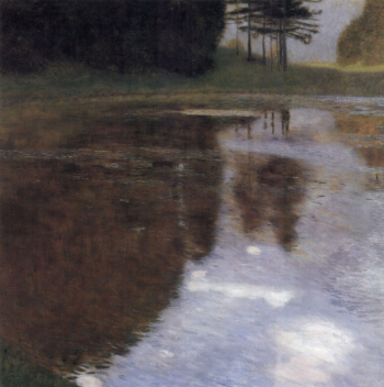 Густав Климт. Тихий пруд. Холст, масло. 74х74. 1899. Музей Леопольда.