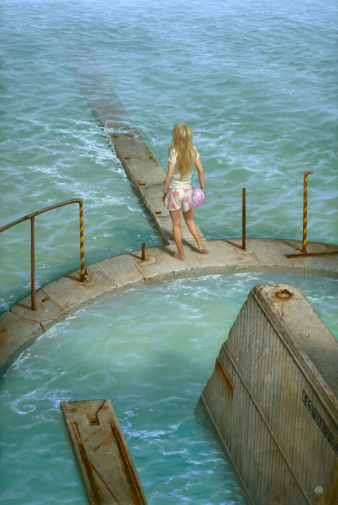 Майкл Уэлан. Морская стена. Холст, масло. 2009. Частное собрание.